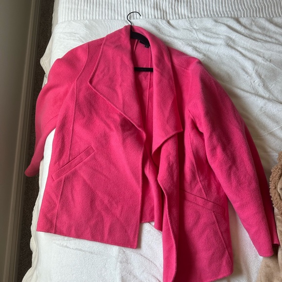 Vibrant Pink Open Front Blazer - Picture 1 of 3